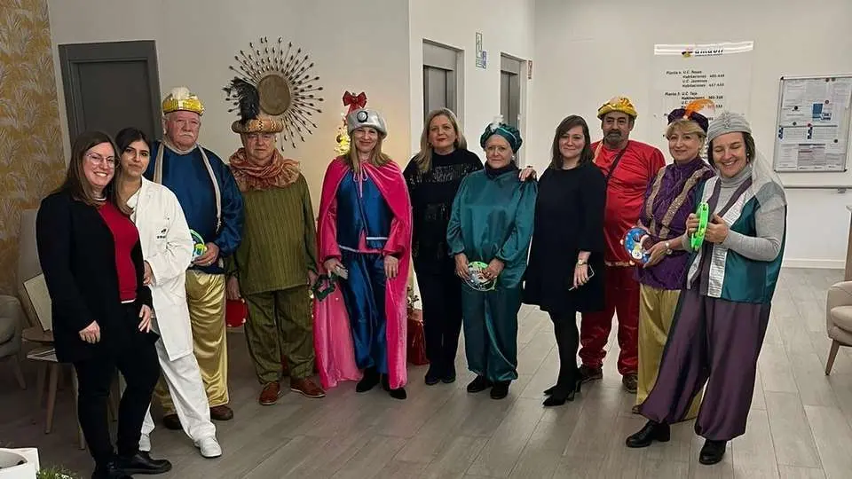 Visita a la residencia de mayores