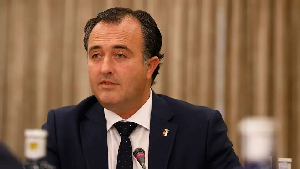 El presidente de Vox en las Cortes de Castilla-La Mancha, David Moreno