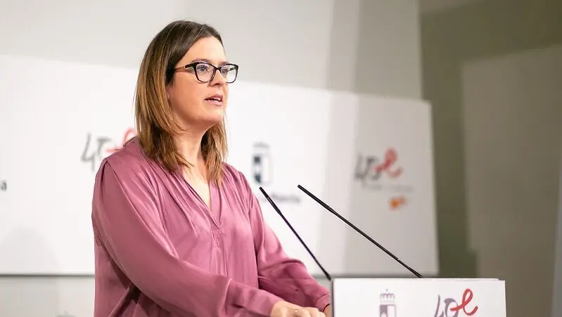 La consejera portavoz del Gobierno regional, Esther Padilla