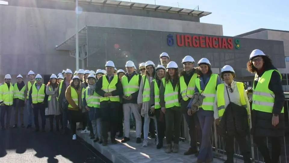 Visita a las obras del nuevo hospital de Cuenca