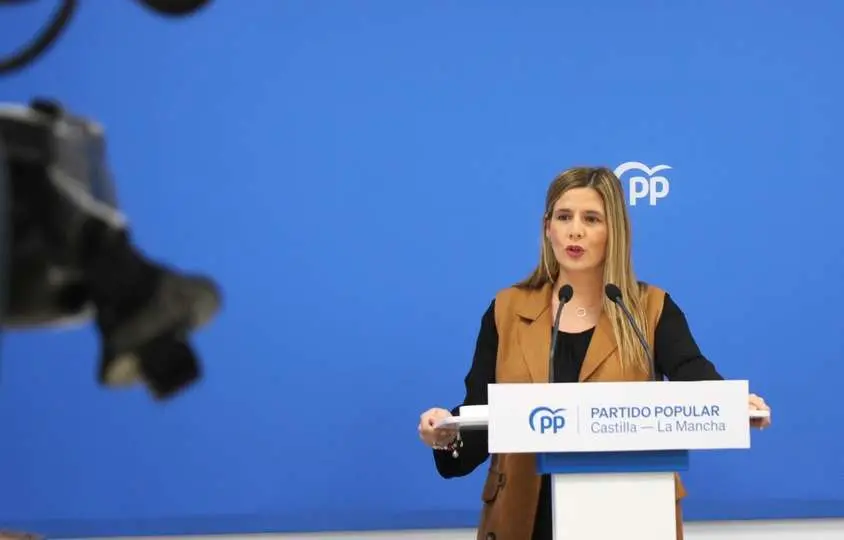 La secretaria general y portavoz parlamentaria del Partido Popular de Castilla-La Mancha, Carolina Agudo