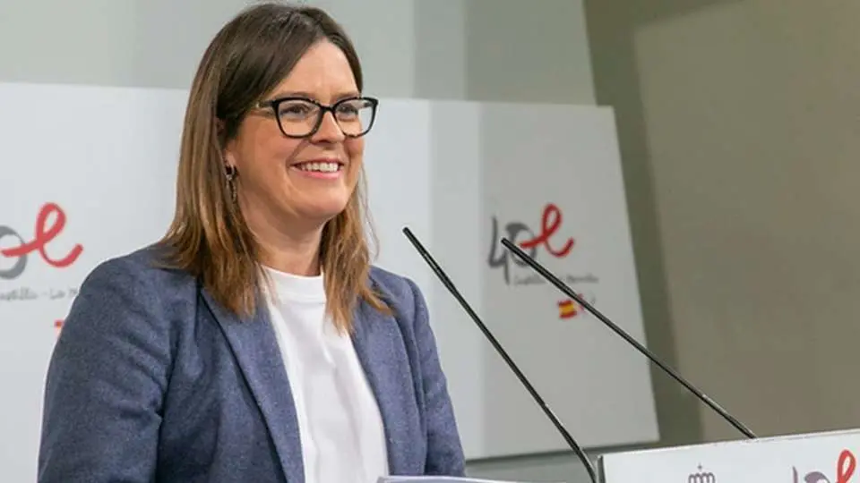 La consejera portavoz del Gobierno regional, Esther Padilla