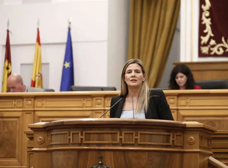 La secretaria general y portavoz parlamentaria del Partido Popular de Castilla-La Mancha, Carolina Agudo
