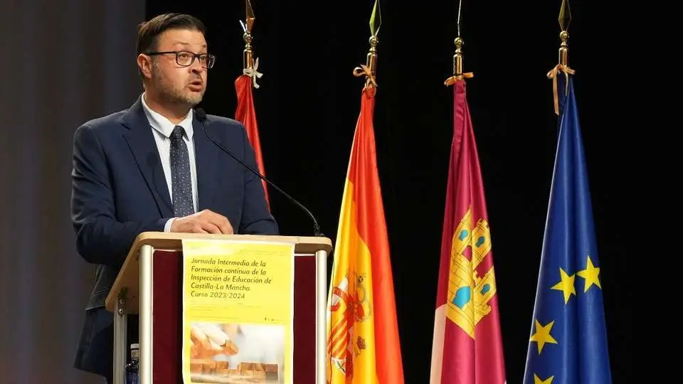 El consejero de Educaci&oacute;n, Cultura y Deportes, Amador Pastor