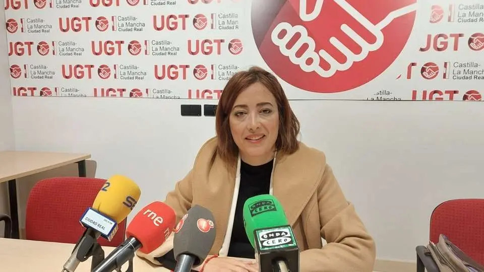 La secretaria general de UGT Ciudad Real, Alfonsi &Aacute;lvarez