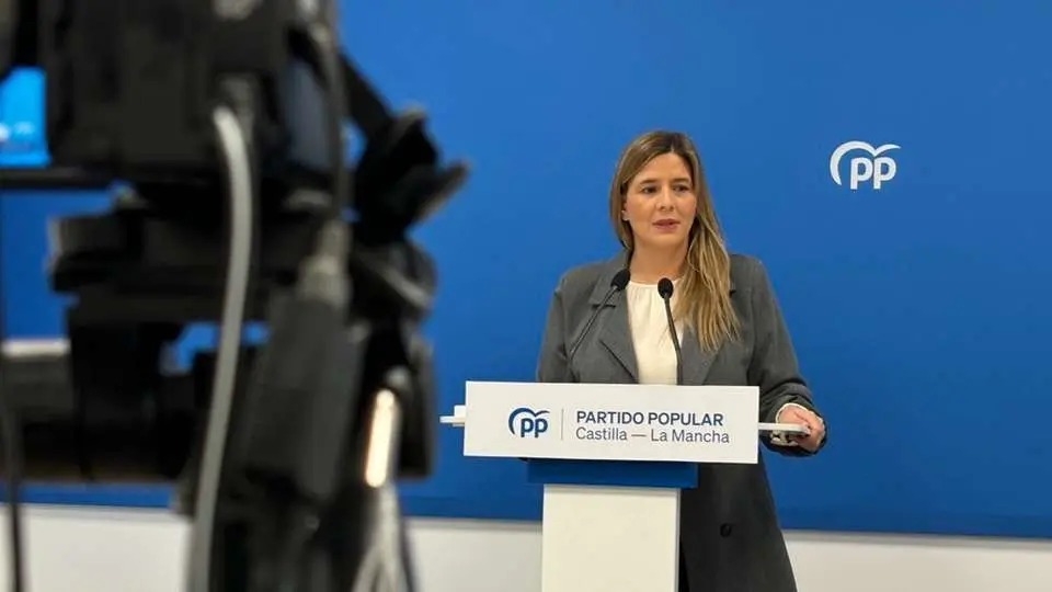 La secretaria general y portavoz parlamentaria del Partido Popular de Castilla-La Mancha, Carolina Agudo