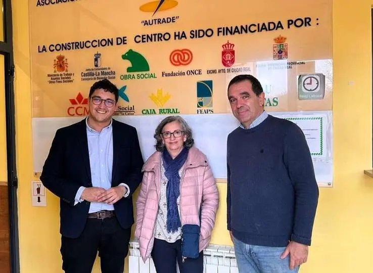Eulalio D&iacute;az-Cano visita Autrade