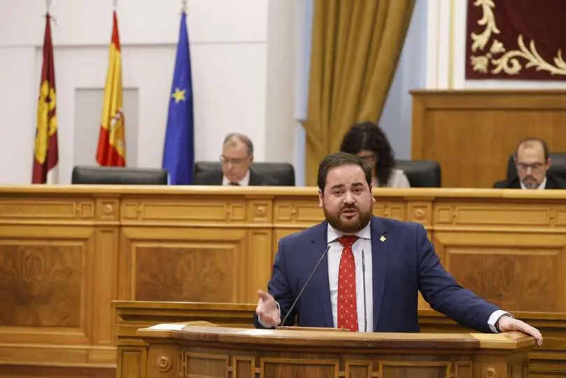 El portavoz de Bienestar Social del grupo socialista en las Cortes de Castilla-La Mancha, Pablo Camacho