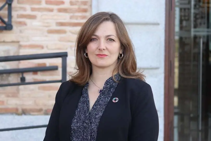 Charo Garc&iacute;a Saco, portavoz de Igualdad del Grupo Socialista en las Cortes regionales