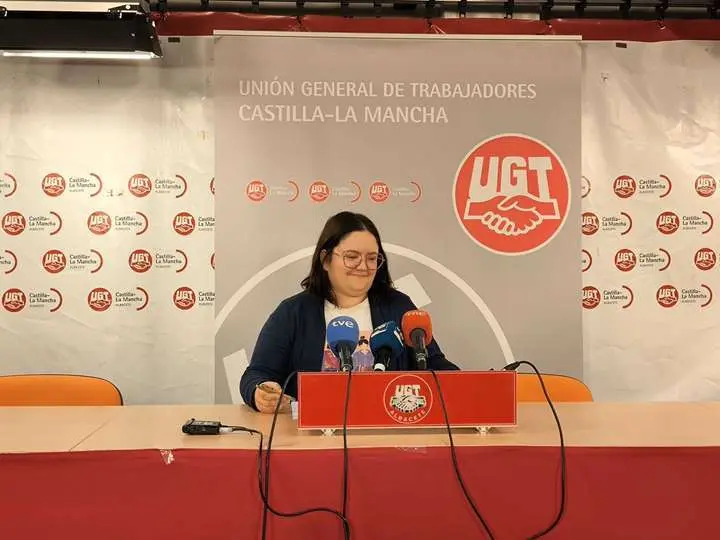 La secretaria general de UGT-FeSMC-CLM, Ana Gonz&aacute;lez