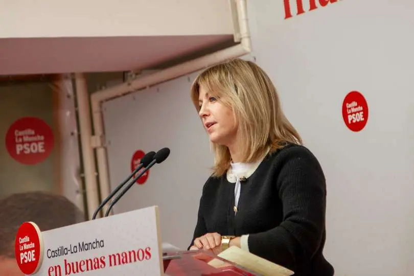 La portavoz del grupo socialista en las Cortes de Castilla-La Mancha, Ana Isabel Abeng&oacute;zar