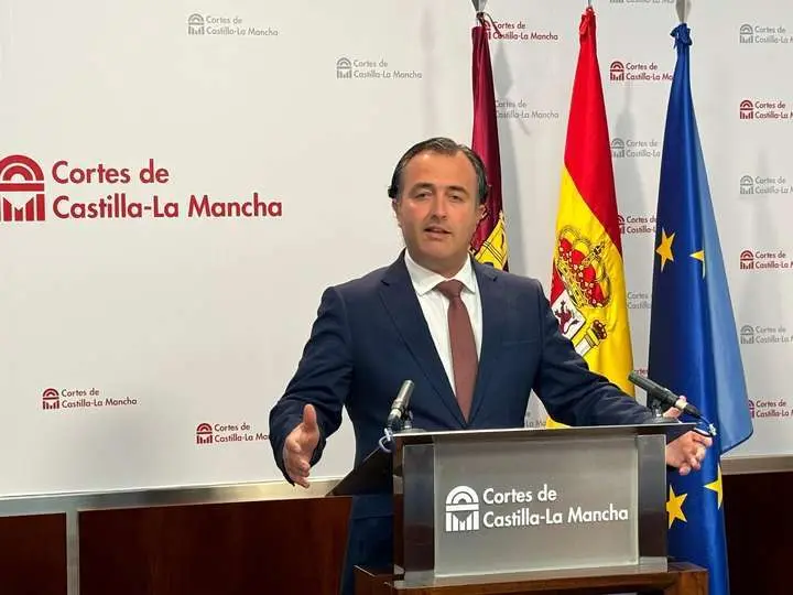 El presidente de Vox en las Cortes regionales, David Moreno