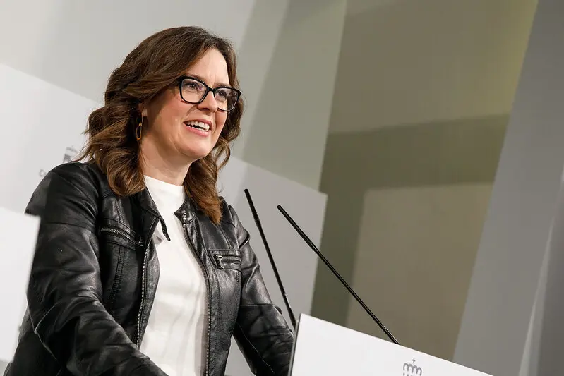 La consejera Portavoz, Esther Padilla