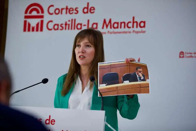 La secretaria de la mesa de las Cortes de Castilla-La Mancha y diputada regional del PP-CLM, Tania Andicoberry