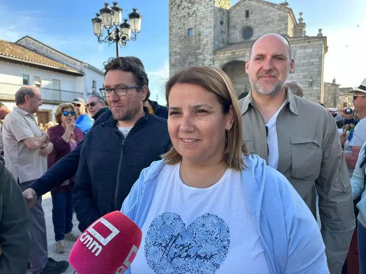 La presidenta de la Ejecutiva provincial del PSOE de Toledo, Tita Garc&iacute;a &Eacute;lez