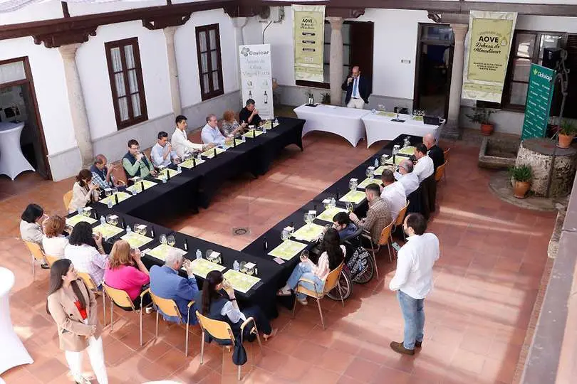 Panor&aacute;mica del patio del Centro Cultural de Almod&oacute;var del Campo