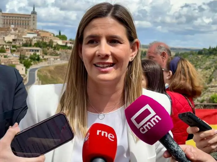 La secretaria general y portavoz parlamentaria del Partido Popular de Castilla-La Mancha, Carolina Agudo