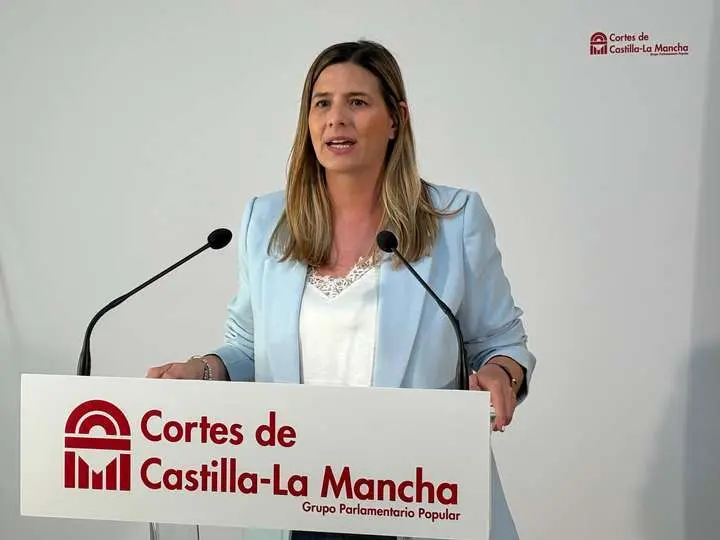 La secretaria general y portavoz parlamentaria del Partido Popular de Castilla-La Mancha, Carolina Agudo