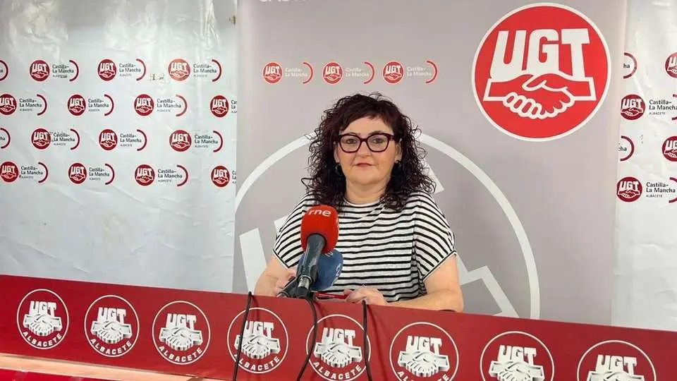 La responsable de Empleo de UGT-CLM, Isabel Carrascosa