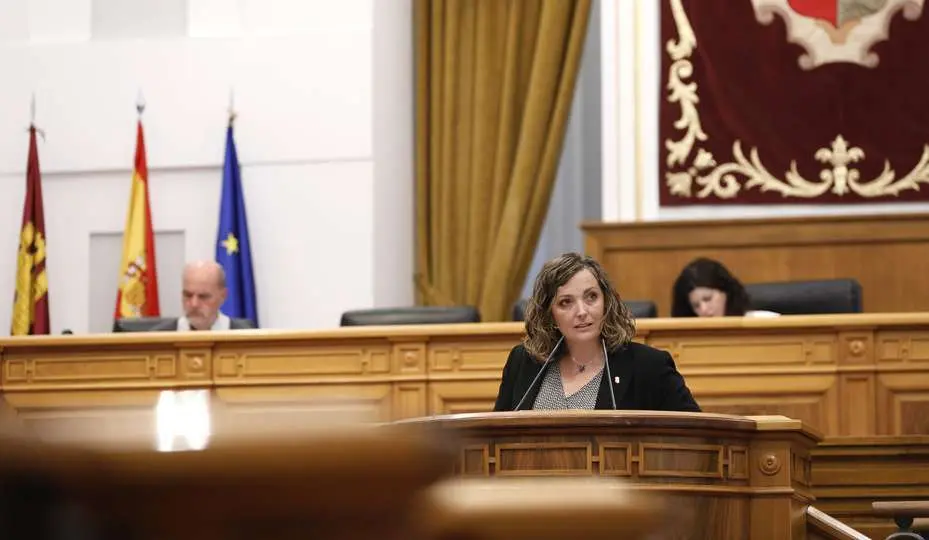 La portavoz de Igualdad del grupo socialista en las Cortes regionales, Charo Garc&iacute;a Saco