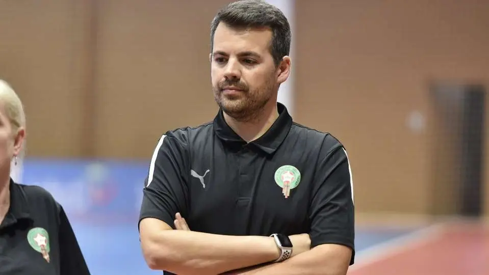 &Oacute;scar Horna, entrenador del Salesianos Puertollano