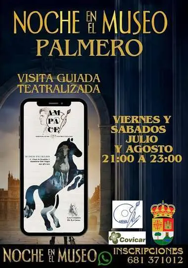Cartel promocional de las visitas