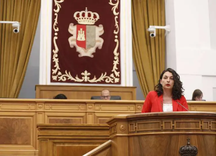 La portavoz de Educaci&oacute;n y Juventud del grupo socialista en las Cortes de Castilla-La Mancha, Paloma Jim&eacute;nez