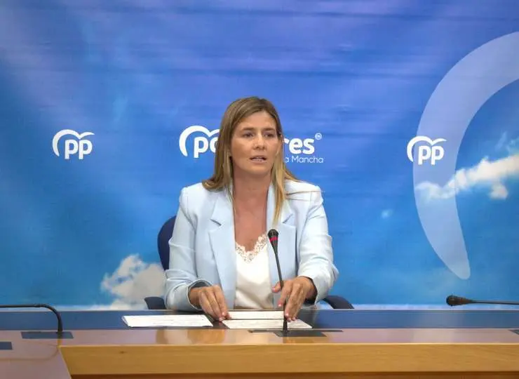La secretaria general y portavoz parlamentaria del Partido Popular de Castilla-La Mancha, Carolina Agudo