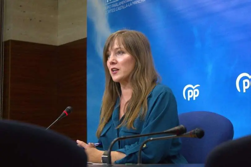 La secretaria segunda de la mesa de las Cortes de Castilla-La Mancha y diputada regional del PP-CLM, Tania Andicoberry