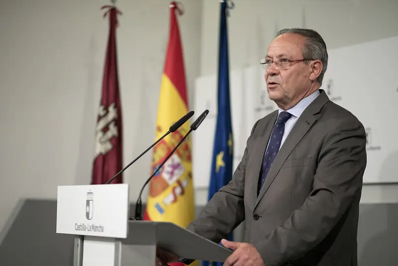 El consejero de Hacienda, Administraciones P&uacute;blicas y Transformaci&oacute;n Digital, Juan Alfonso Ruiz Molina