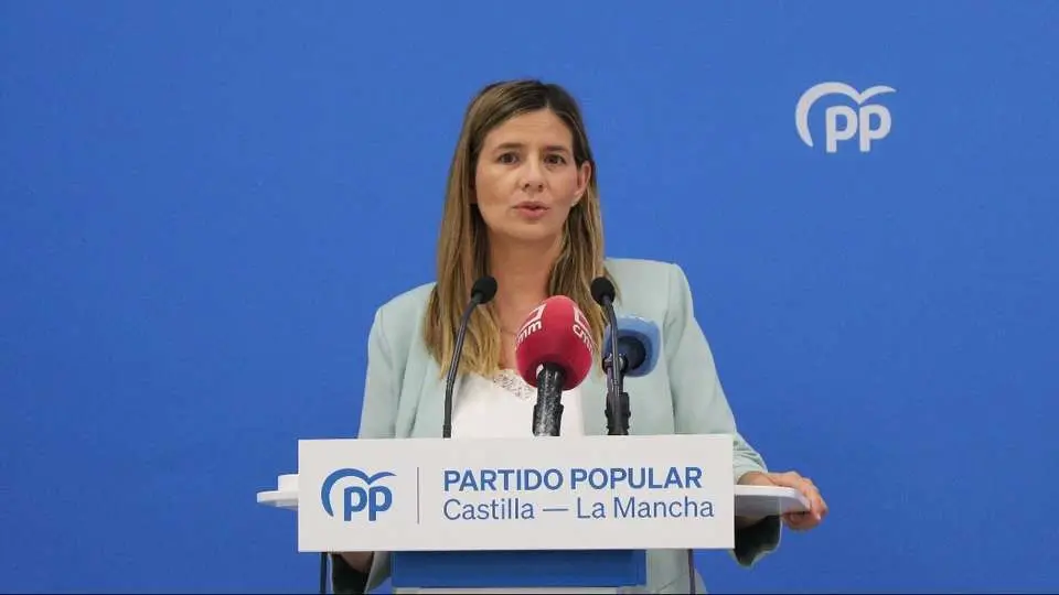 La secretaria general y portavoz parlamentaria del Partido Popular de Castilla-La Mancha, Carolina Agudo
