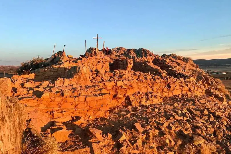 Panorm&aacute;mica del enclave arqueol&oacute;gico