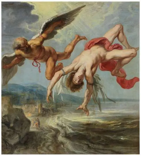 SALTO DE ALTURA
La ca&iacute;da de &Iacute;caro. Gowy