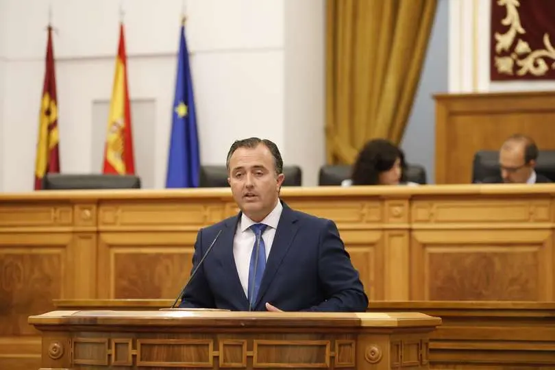 El presidente del Grupo Vox en Castilla-La Mancha, David Moreno