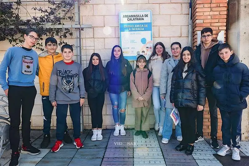 Integrantes del Consejo de Infancia y Adolescente de Argamasilla de Calatrava