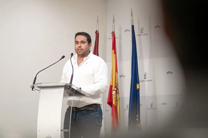 El director general de Transportes del Gobierno de Castilla-La Mancha, Rub&eacute;n Sobrino