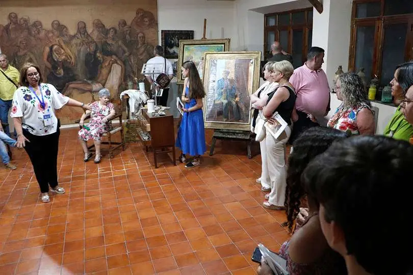 Uno de los grupos de visitantes que han participado en la iniciativa