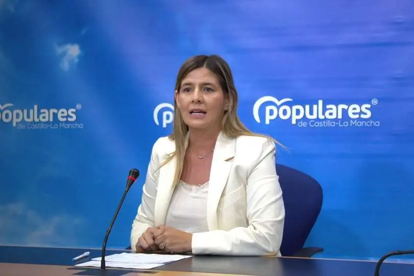 La secretaria general y portavoz parlamentaria del Partido Popular de Castilla-La Mancha, Carolina Agudo