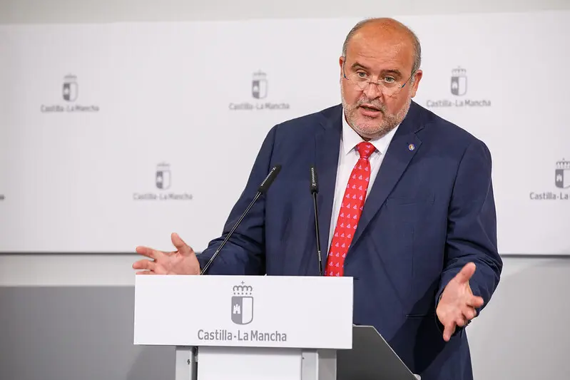 El vicepresidente primero de Castilla-La Mancha, Jos&eacute; Luis Mart&iacute;nez Guijarro