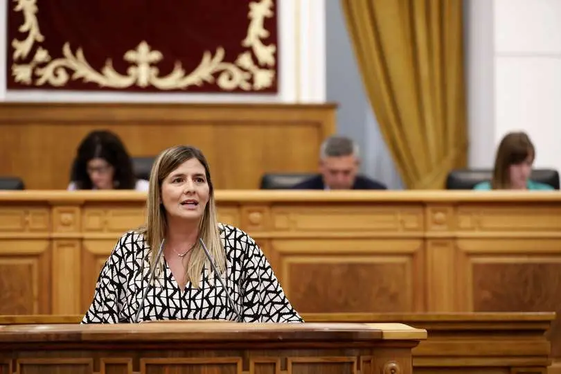 La secretaria general y portavoz parlamentaria del Partido Popular de Castilla-La Mancha, Carolina Agudo