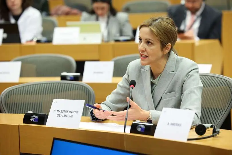 La eurodiputada socialista Cristina Maestre
