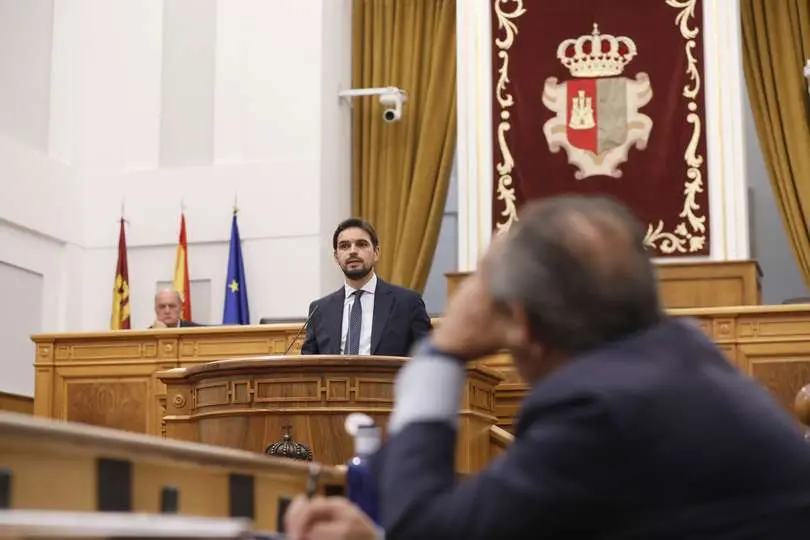 El portavoz adjunto del Grupo Parlamentario Popular en las Cortes de Castilla-La Mancha, Santiago Serrano
