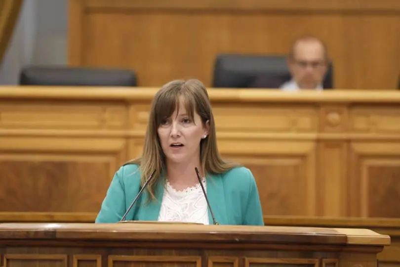La diputada del Grupo Popular en las Cortes de Castilla-La Mancha, Tania Andicoberry