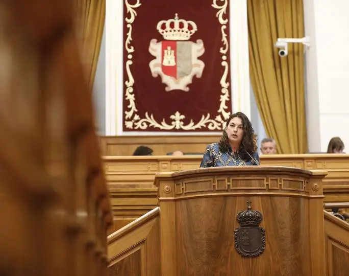 La portavoz de Educaci&oacute;n del grupo socialista en las Cortes de Castilla-La Mancha, Paloma Jim&eacute;nez