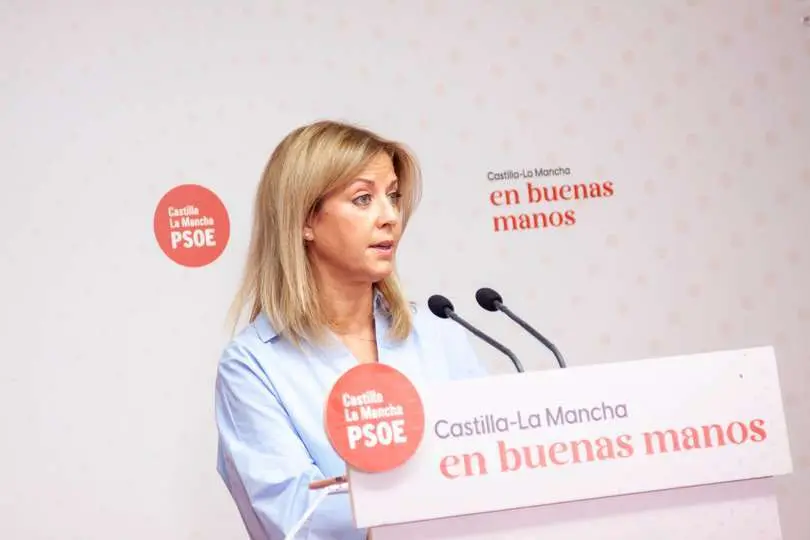 La portavoz del grupo socialista en las Cortes de Castilla-La Mancha, Ana Isabel Abeng&oacute;zar