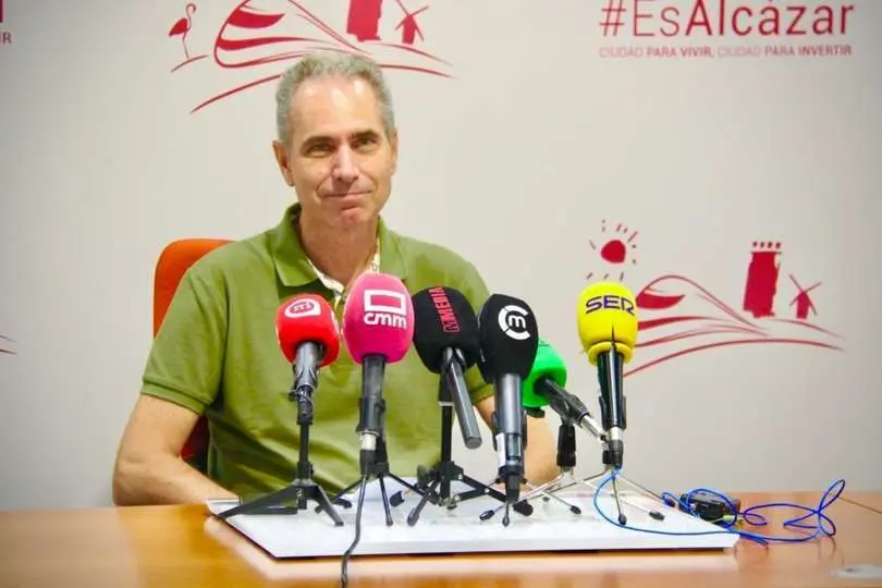 El concejal de Medio Ambiente de Alc&aacute;zar, Pedro Noblejas