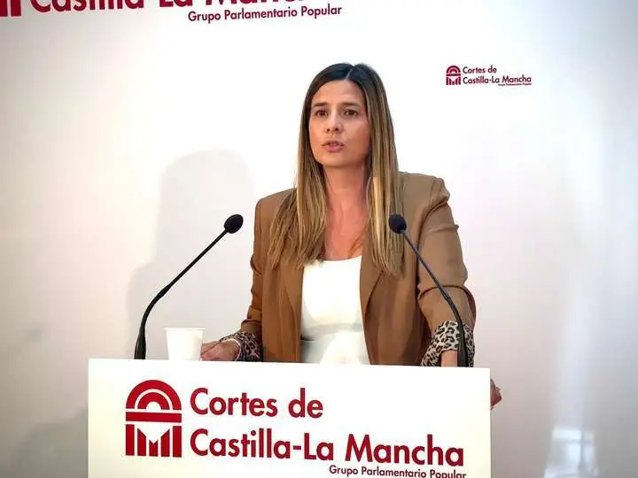 La secretaria general y portavoz parlamentaria del Partido Popular de Castilla-La Mancha, Carolina Agudo