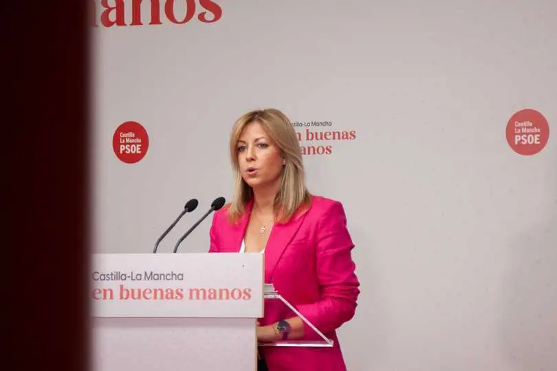 La portavoz del grupo socialista en las Cortes de Castilla-La Mancha, Ana Isabel Abeng&oacute;zar