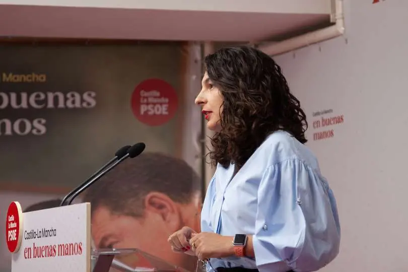 La diputada del grupo socialista en las Cortes regionales Paloma Jim&eacute;nez