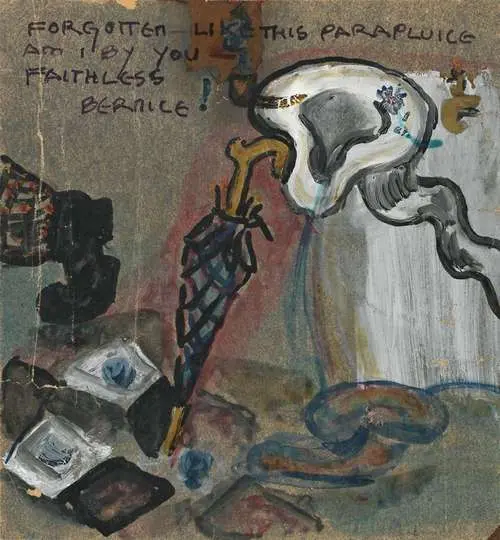 Elsa von Freytag-Loringhoven! [&iexcl;Olvidada, como este paraguas a tu lado estoy, infiel Berenice!], 1923-1924